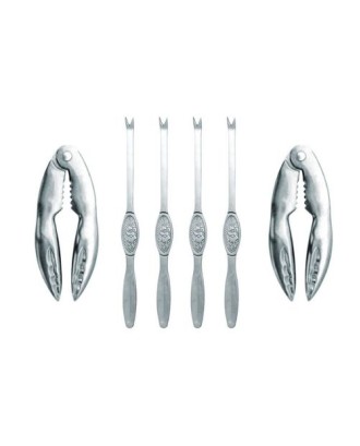 Set ustensile pentru fructe de mare, otel inoxidabil - NERTHUS